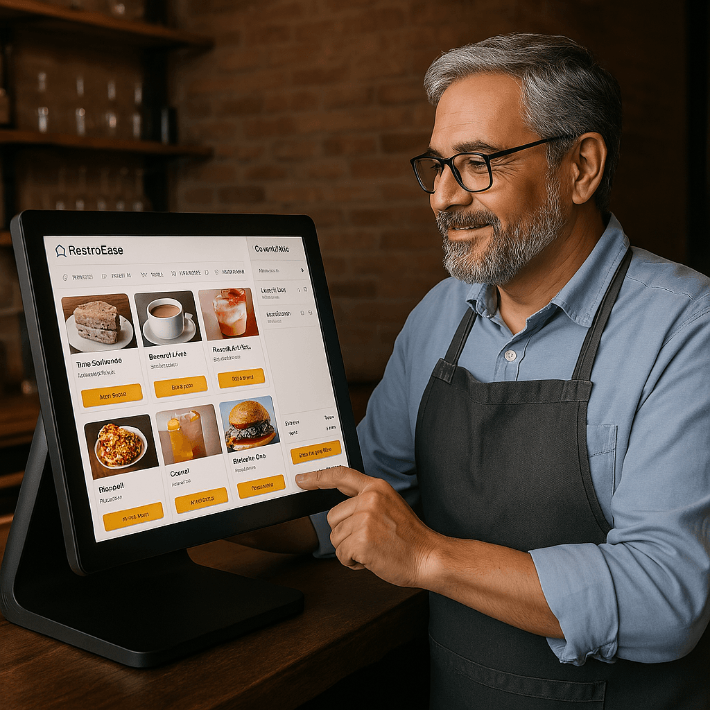 Small restaurant using RestroEase