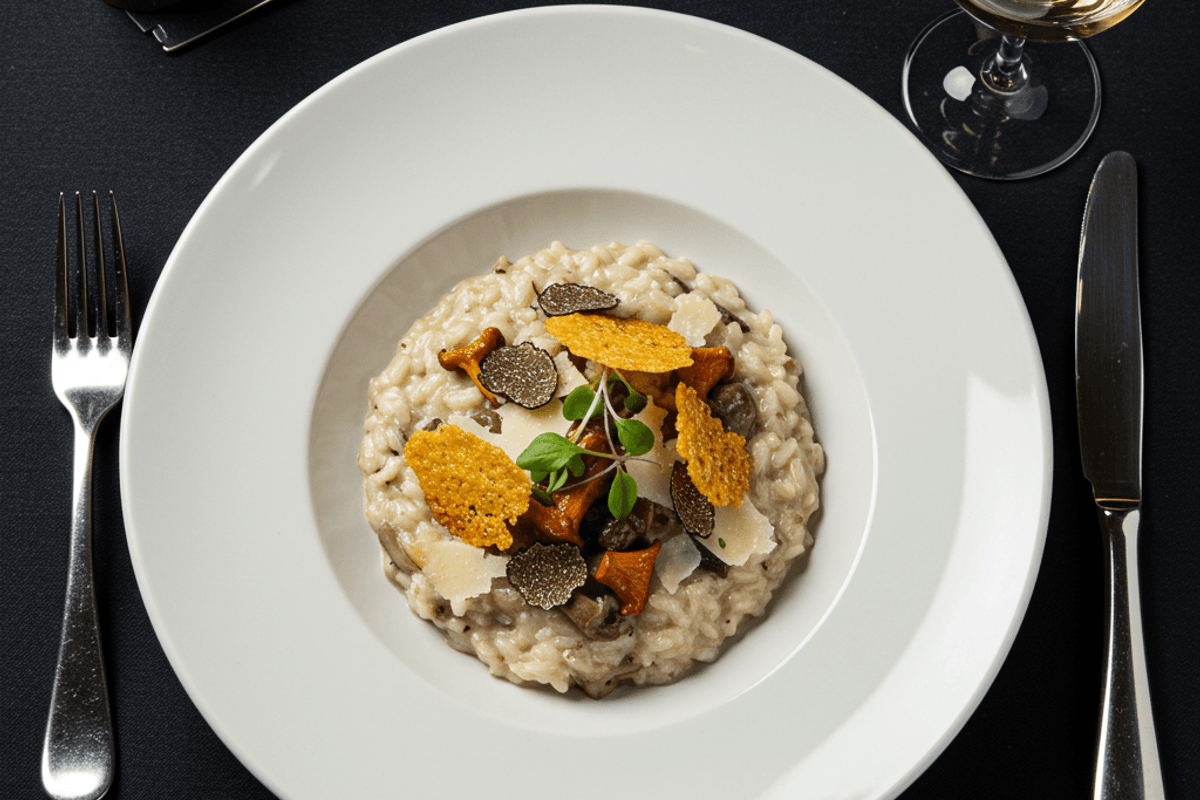 Featured image for Gourmet Truffle Mushroom Risotto: An Elegant Comfort Food