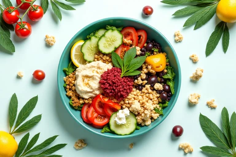 Featured image for Mediterranean Bowl: A Vibrant & Healthy Lunch Menu Star